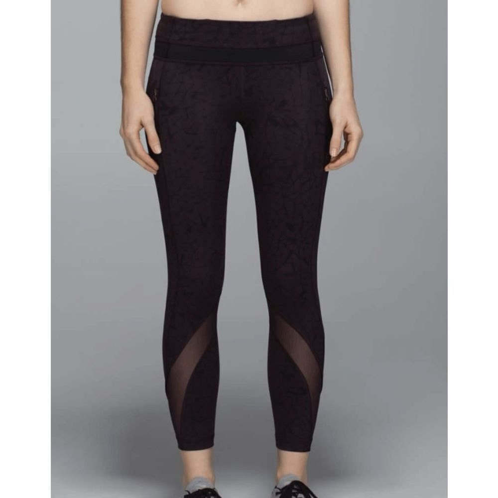Lululemon Athletica Inspire Tight Ii 'Full On Luxtreme Mesh' Size 4